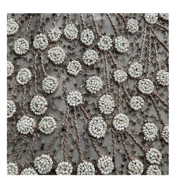 ADRIANNA PAPELL OCCASIONS 100% Silk Beaded Sleeveless Formal Top Size 12 - Picture 7 of 10